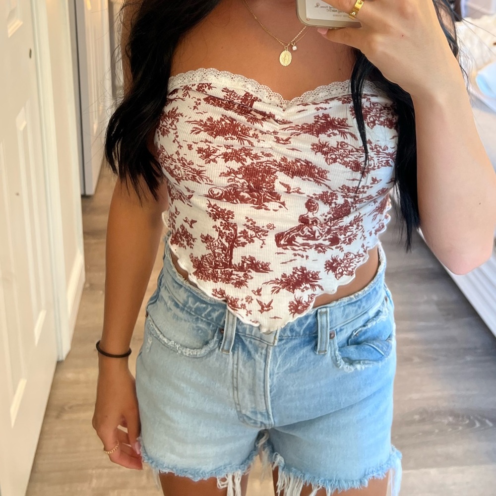 Cute Strapless Top💗